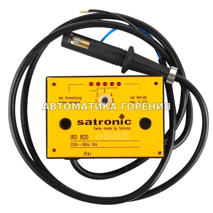 Детектор пламени Satronic IRD 820 Honeywell 16201 для газовой горелки