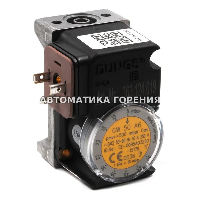 Датчик-реле давления Dungs GW50A6 228725 для газовой горелки