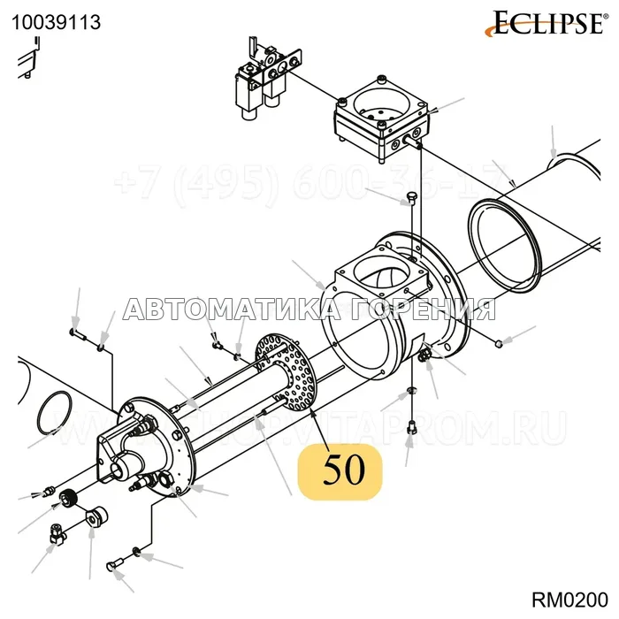 Форсунка RM 200 природный два PC в сборе Eclipse 10039113