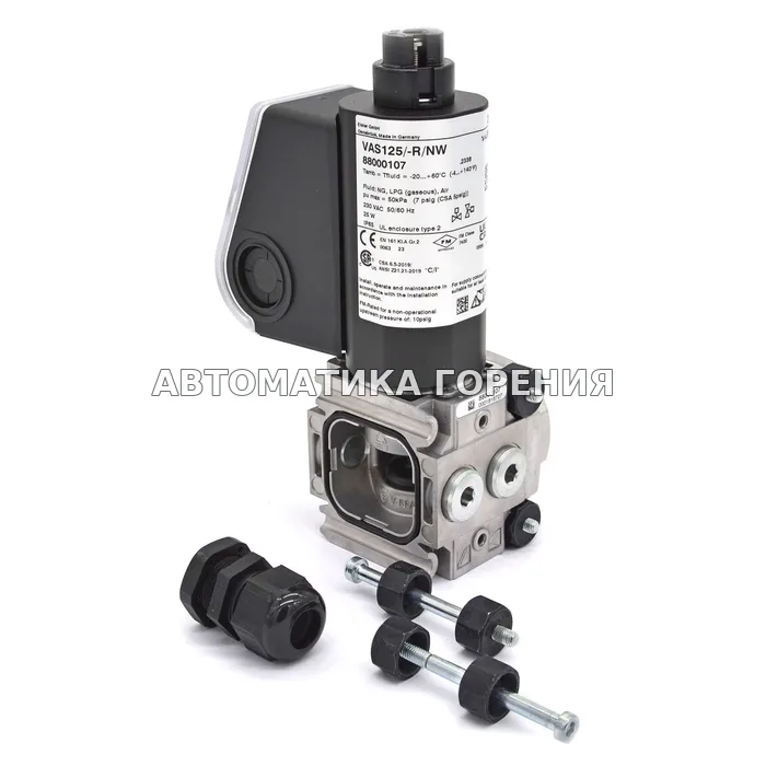 Газовый клапан Kromschroder VAS125/-R/NW 88000107 для газовой горелки
