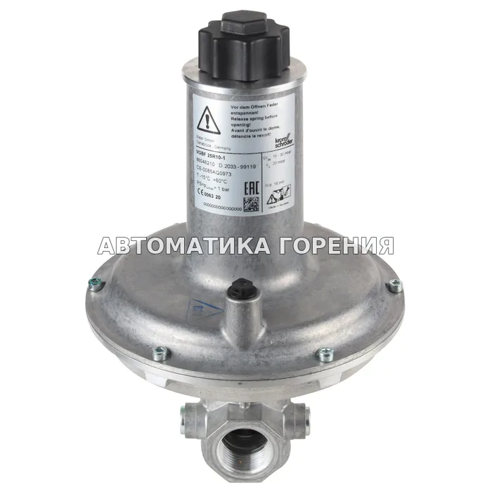 Регулятор давления газа Kromschroder VGBF25R10-1 86046210 для газовой горелки