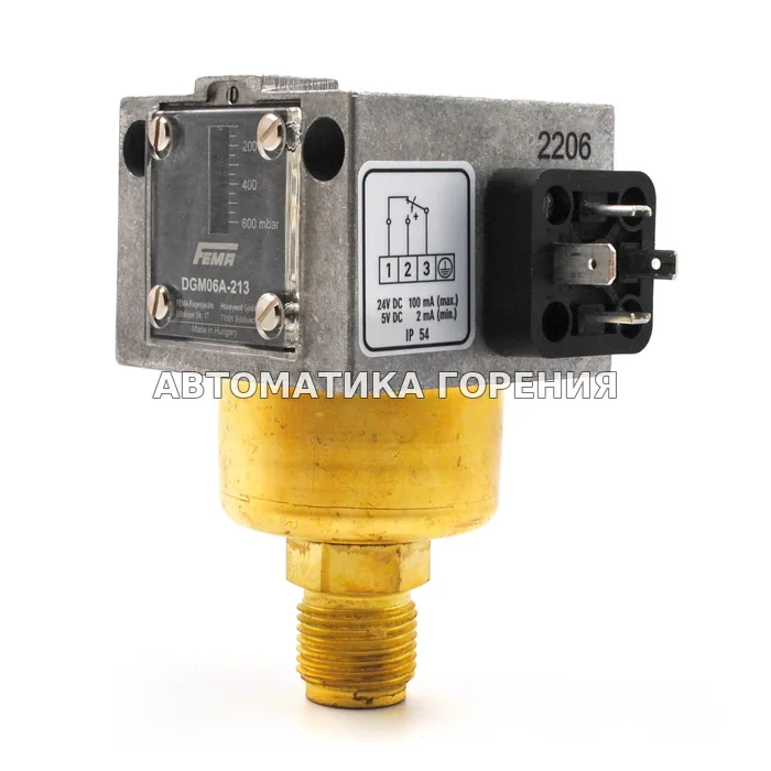 Прессостат Fema DGM06A-213 для газовой горелки