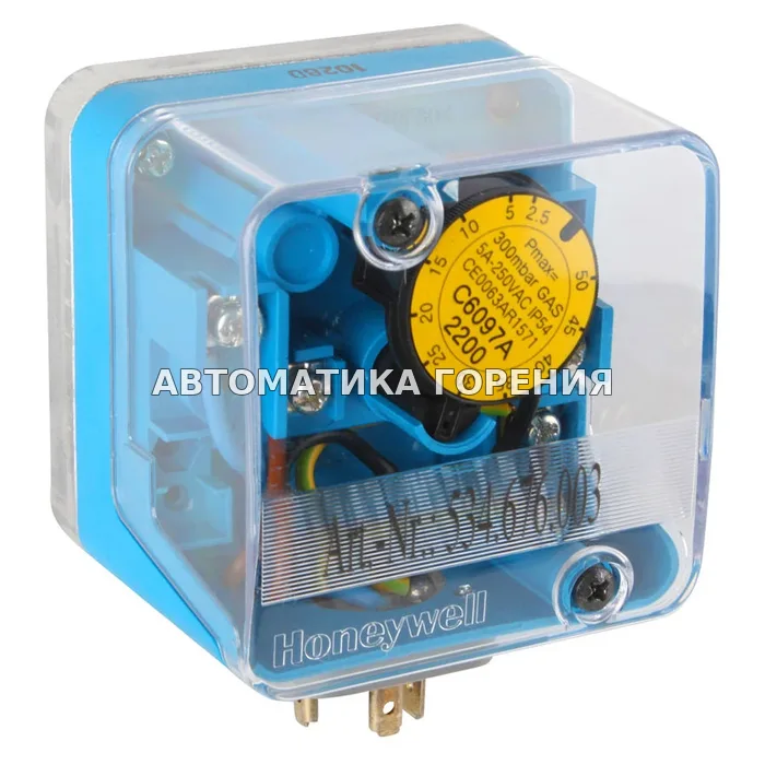 Прессостат Honeywell C6097A2200 для газовой горелки