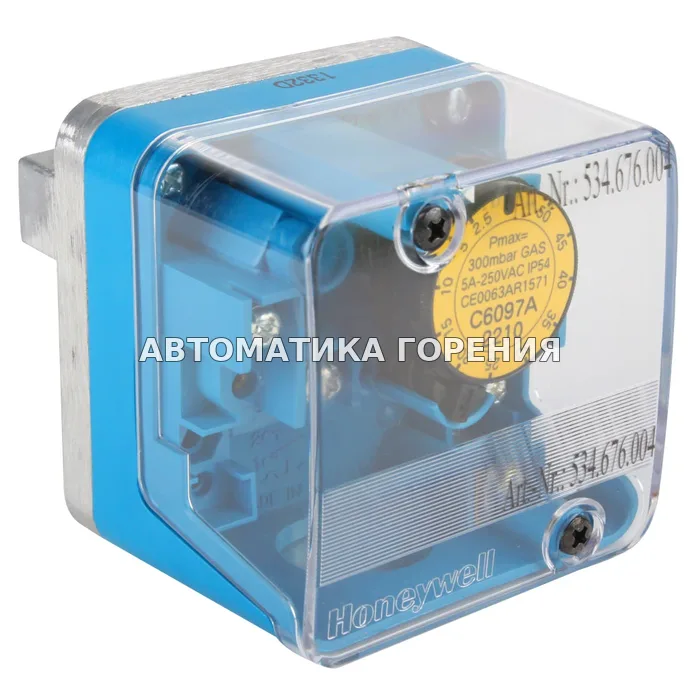 Прессостат Honeywell C6097A2210 C6097A2210B для газовой горелки