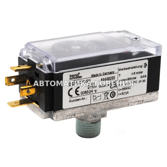 Прессостат Kromschroder DG30VC8D-5W 84448250 для газовой горелки