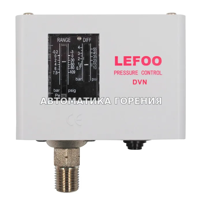 Прессостат Lefoo (-02-7,5 bar) LF5508 для газовой горелки