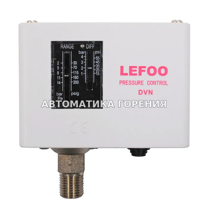 Прессостат Lefoo (2-12 bar) LF5514 для газовой горелки