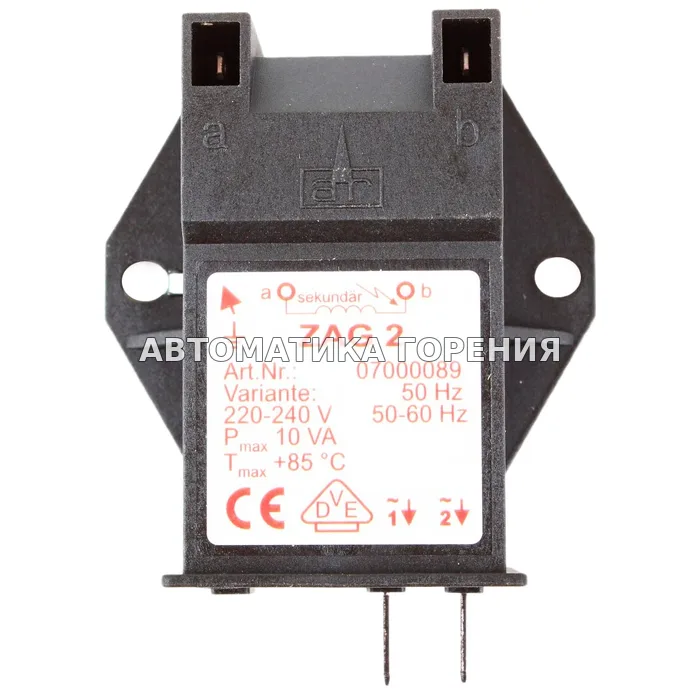 Трансформатор Anstoss ZAG 2 (TYPE2) 07000089/02 для газовой горелки