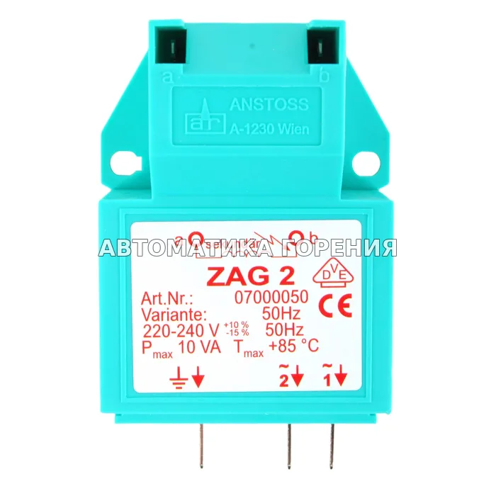Трансформатор Anstoss ZAG 2 (TYPE3) 07000050 для газовой горелки