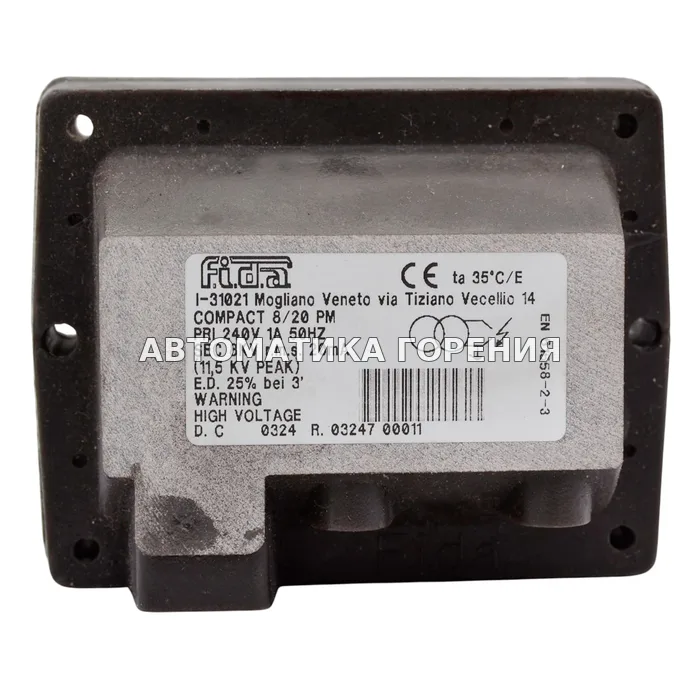 Трансформатор Fida Compact 8/20 PM 25% TD084D04 для газовой горелки