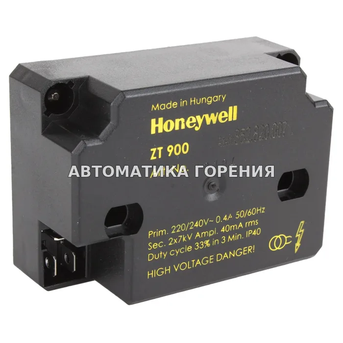 Трансформатор Honeywell ZT900 13104 для газовой горелки