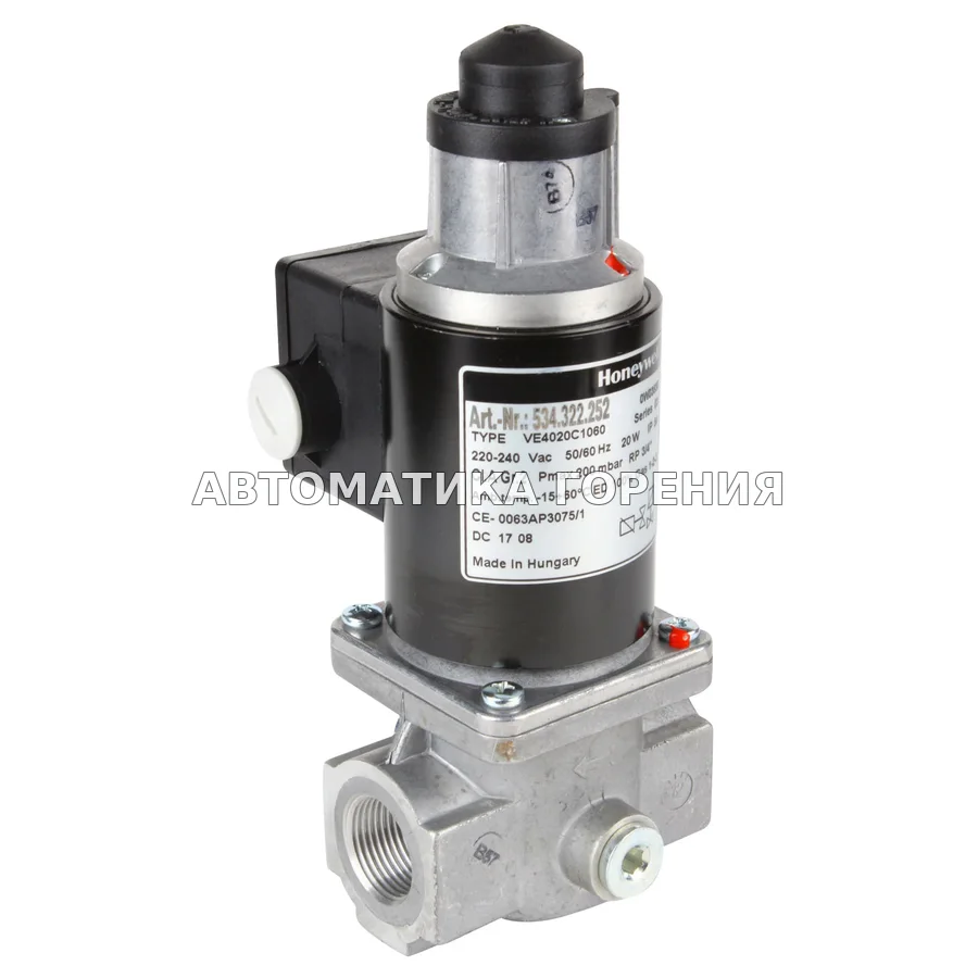 Газовый клапан Honeywell VE4020C1060 для газовой горелки