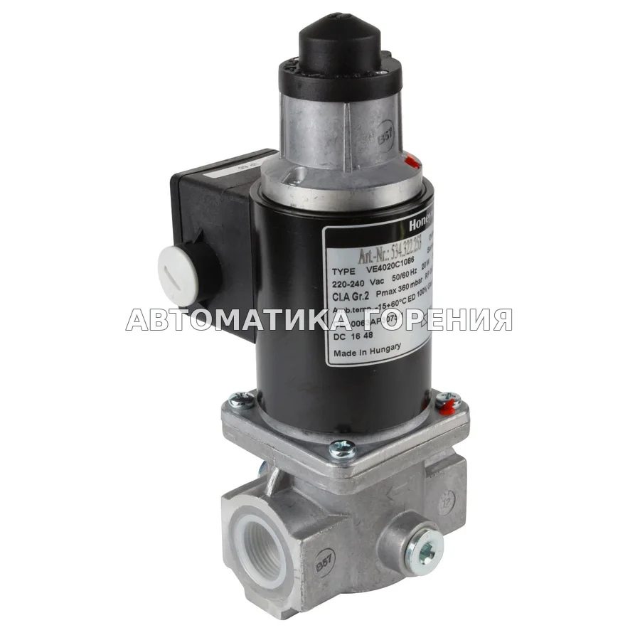 Газовый клапан Honeywell VE4020C1086 для газовой горелки