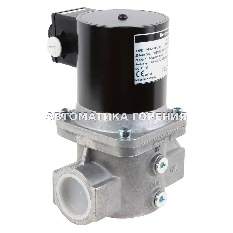 Газовый клапан Honeywell VE4040A1219 для газовой горелки
