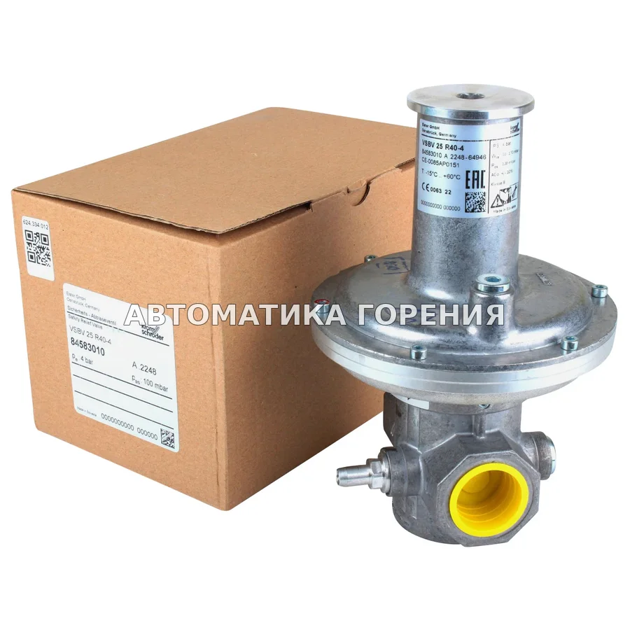 Клапан Kromschroder VSBV25R40-4 84583010 для газовой горелки