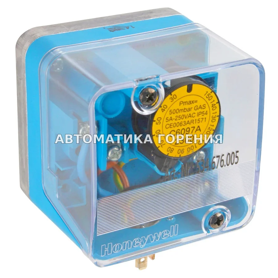 Прессостат Honeywell C6097A2300 для газовой горелки