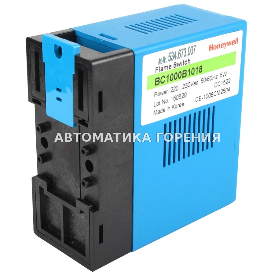 Реле пламени Honeywell BC1000B1018 для газовой горелки