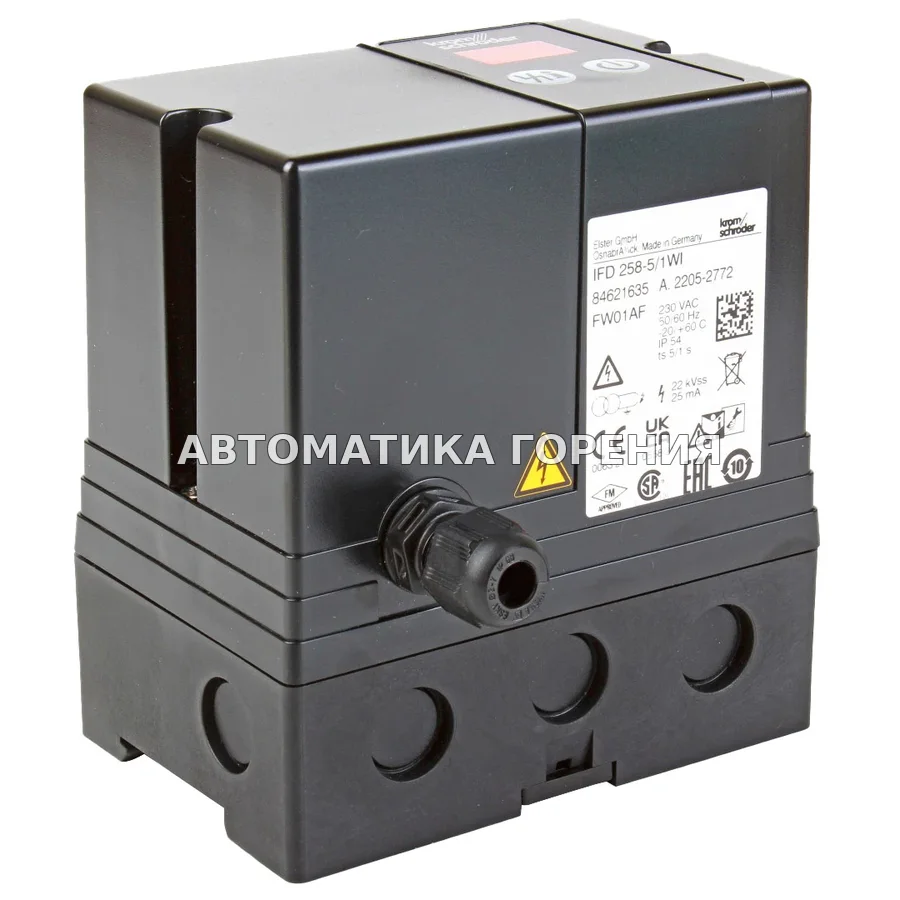 Топочный автомат Kromschroder IFD258-5/1WI 84621635 для газовой горелки