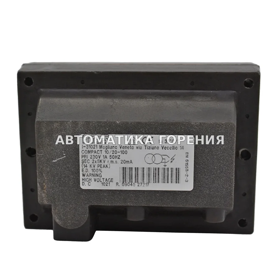 Трансформатор Fida Compact 10/20 100% 230 V TC101D для газовой горелки