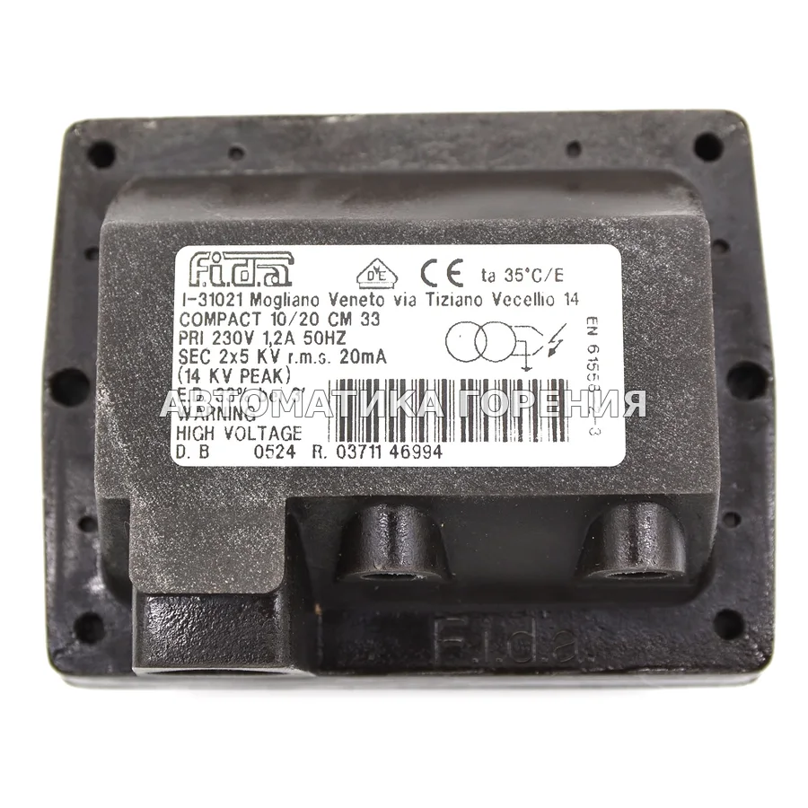 Трансформатор Fida Compact 10/20 CM33% TE102D для газовой горелки