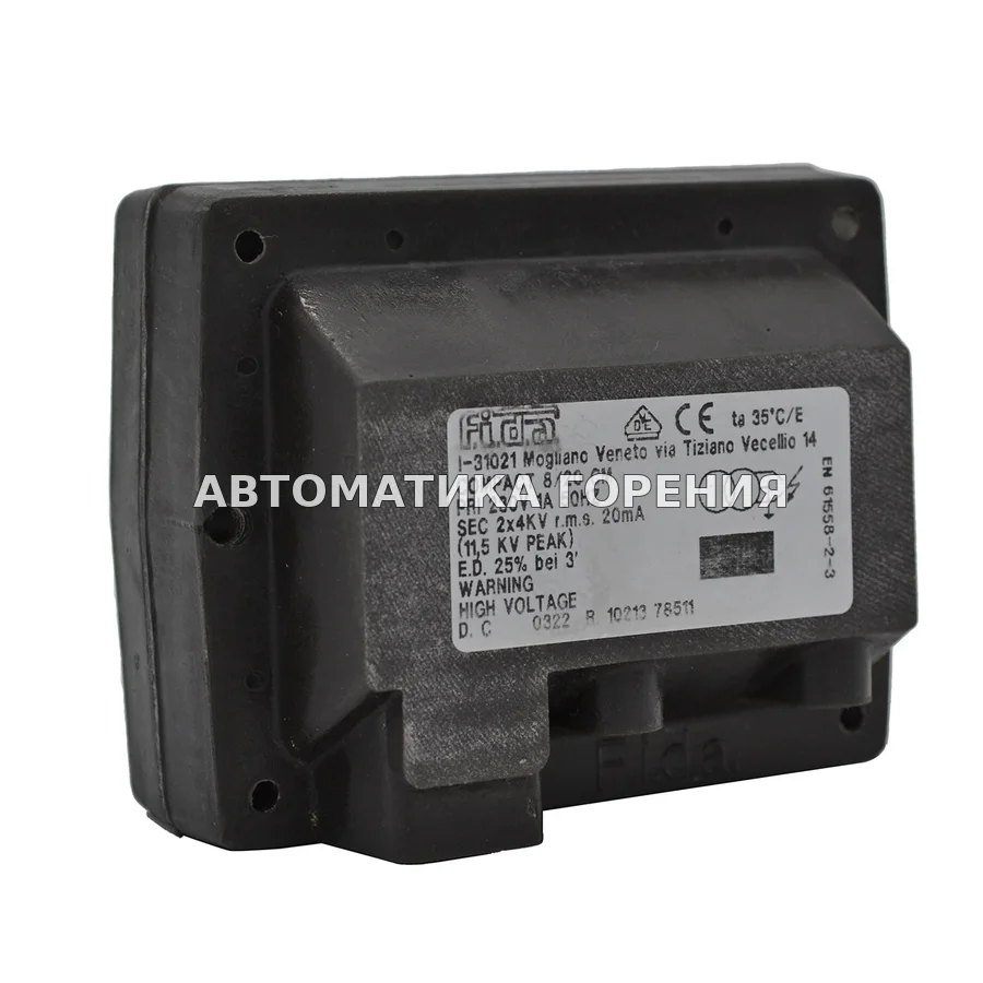 Трансформатор Fida Compact 8/20 M 20% TF082D для газовой горелки