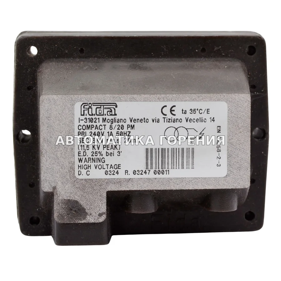 Трансформатор Fida Compact 8/20 PM 25% TD084D04 для газовой горелки