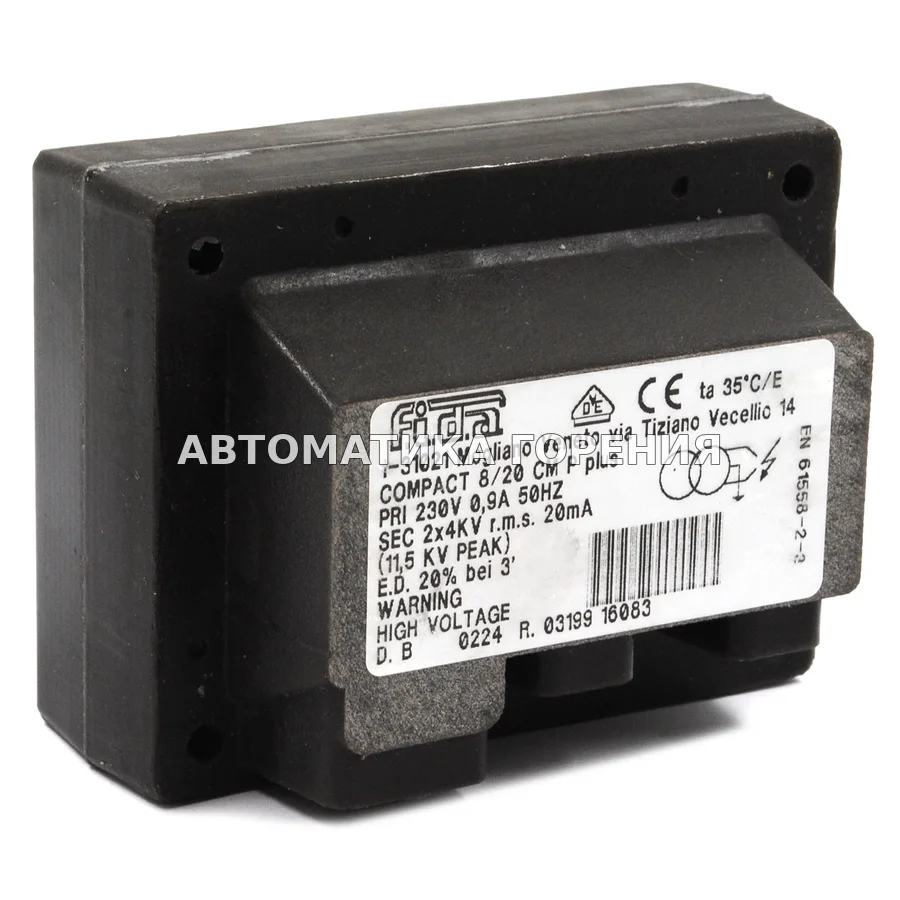 Трансформатор Fida Compact 8/20CM 20% PLUS TF082D1 для газовой горелки