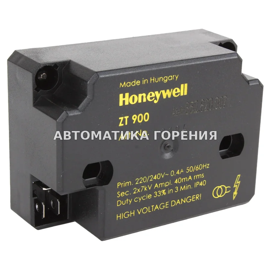 Трансформатор Honeywell ZT900 13104 для газовой горелки