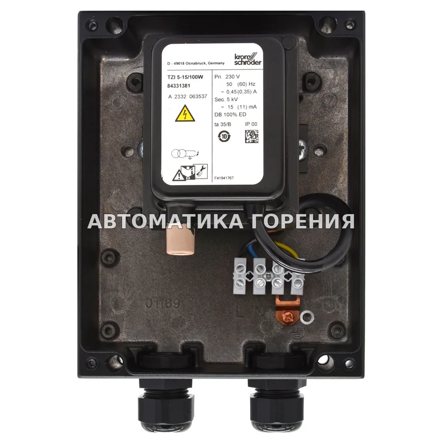 Блок розжига Kromschroder TGI5-15/100W 84391065 для газовой горелки
