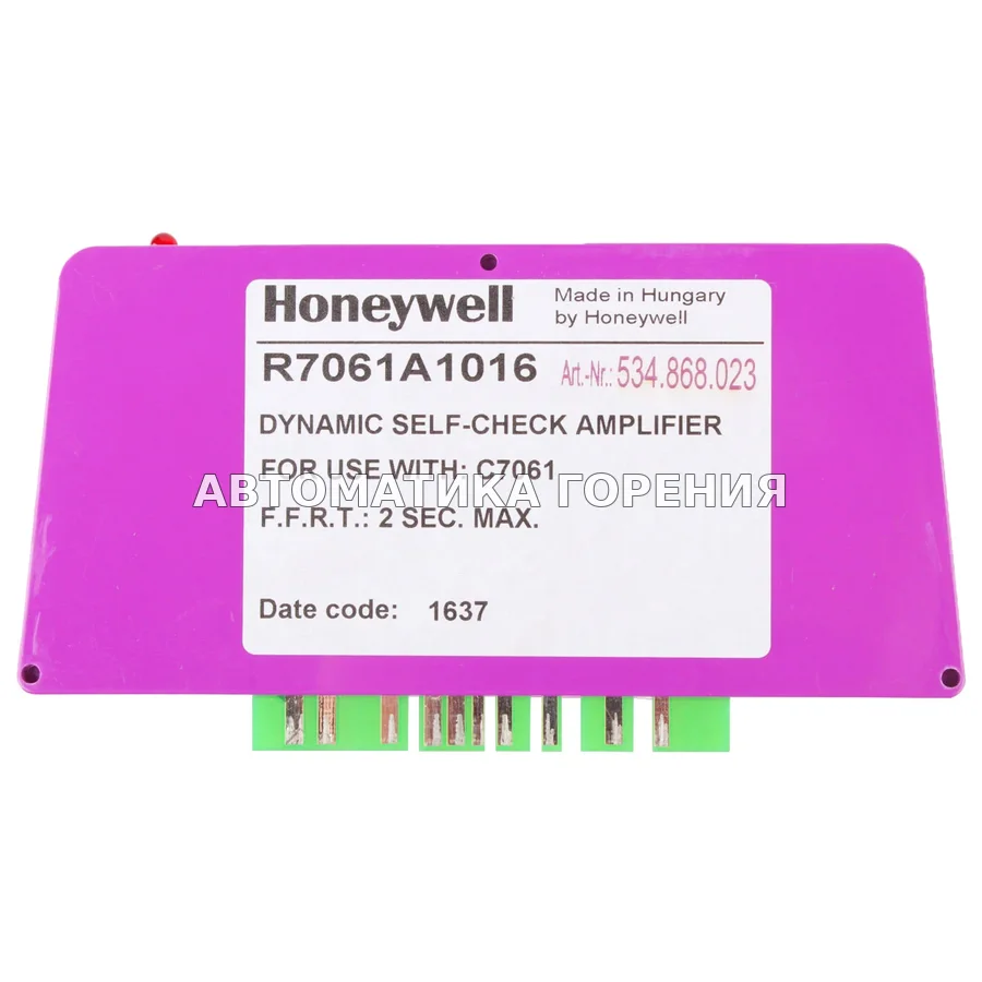 Усилитель сигнала пламени Honeywell R7061A1016 для газовой горелки